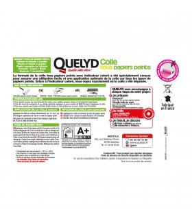 Colle tous papiers peints indicateur coloré