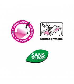 Colle tous papiers peints indicateur coloré