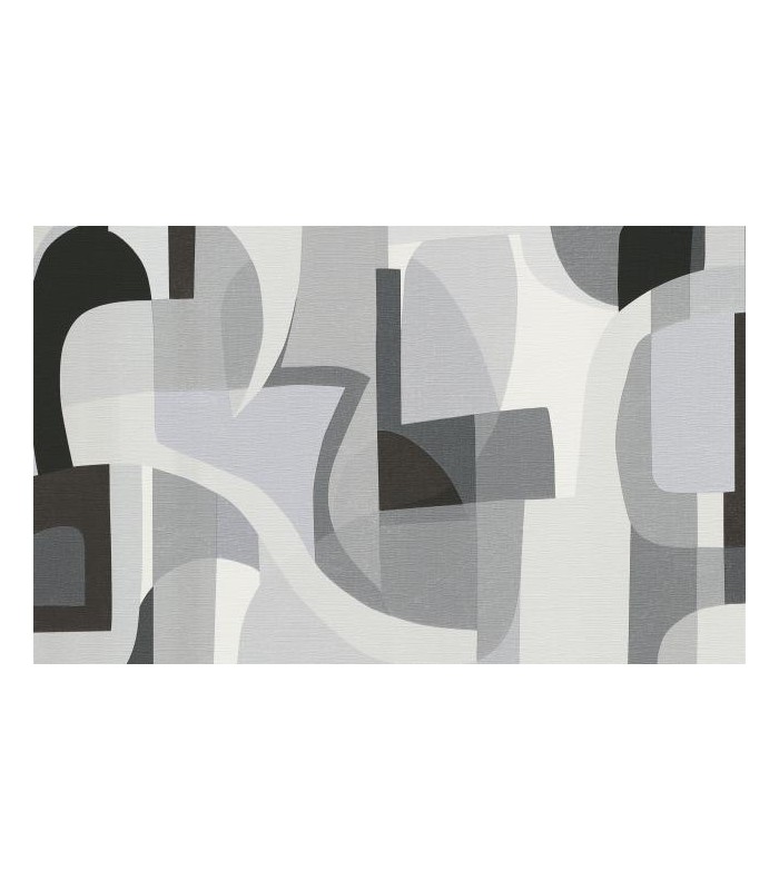 PP INTISSE FRAGMENT GRIS NOIR - GENTLE - 10,05 X 0,53M
