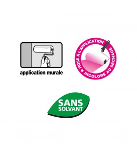 Colle toile de verre indicateur coloré