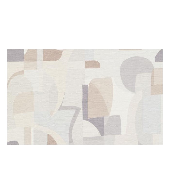 PAPIER PEINT INTISSE FRAGMENT BEIGE CREME - GENTLE - 10,05 X 0,53M