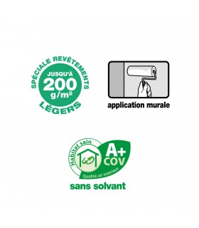 Colle revêtements lisses de rénovation légers