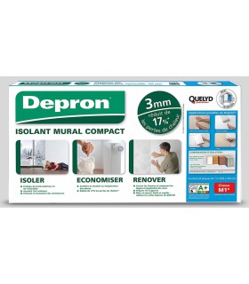 Quelyd Isolant mural Depron 3mm 20 plaques de 1m²