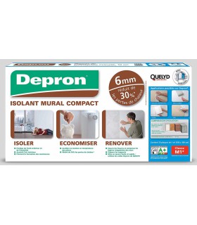 Quelyd Isolant mural Depron 6mm 10 plaques de 1m²