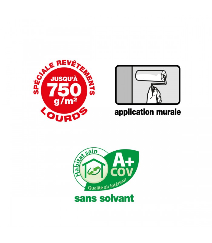 Colle revêtements lisses de rénovation lourds