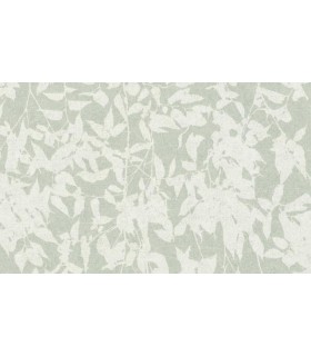 PAPIER PEINT INTISSE TANGLE VERT CELADON - GENTLE - 10,05 X 0,53M