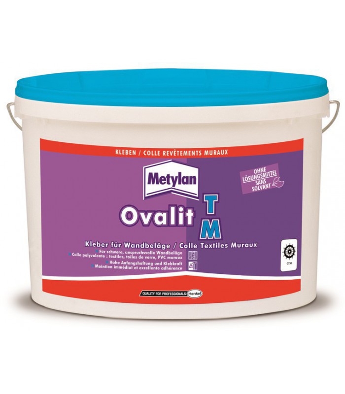 Colle textiles muraux Ovalit TM