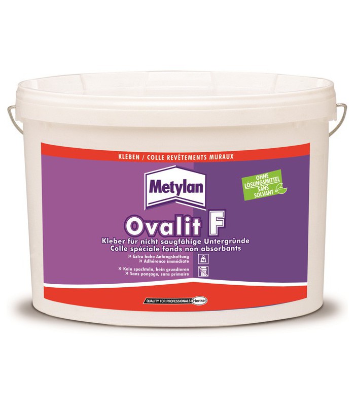 Colle spéciale fonds non absorbants Ovalit F