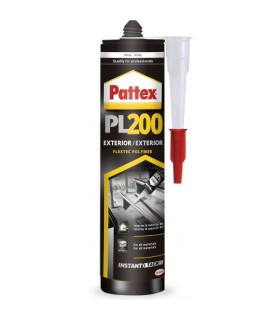 Colle de fixation PATTEX PL200 Blanc pour collages souples 480G
