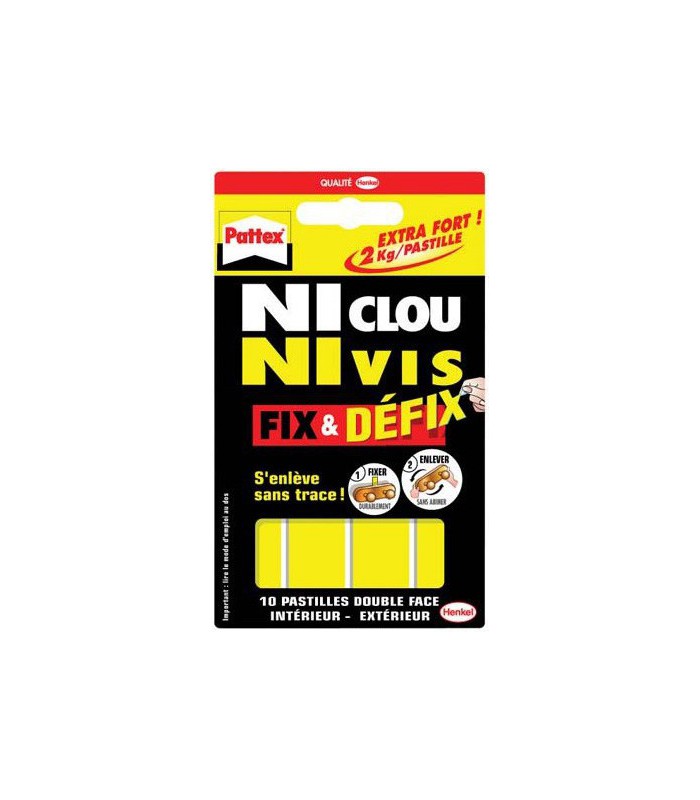 Pastilles de fixation double face x10