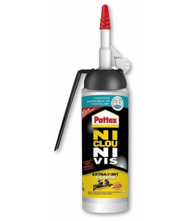 Colle Ni Clou Ni Vis 133 g Pattex - Fixation murale ultra-adhésive