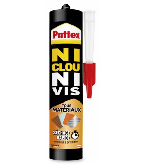 Pattex Ni Clou Ni Vis Tous matériaux séchage rapide 390g