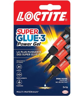 Super Glue 3 Power Gel 3x1g