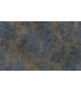 Papier Peint Intisse Shiny Concrete Bleu Or - ELLE DECORATION 4 - 10,05 X 0,53M