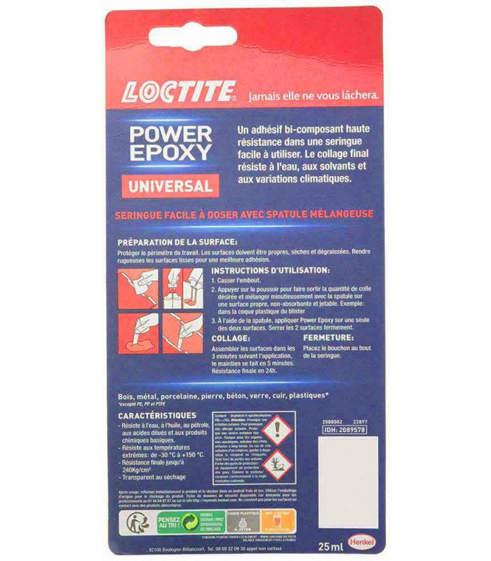 Colle Epoxy universelle transparente 25ml