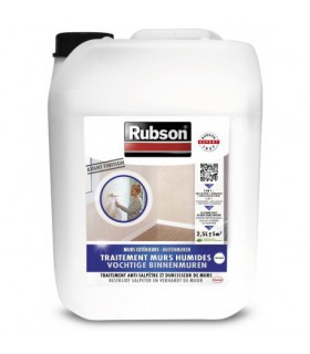 Rubson Traitement murs humides intérieurs hydrofuge anti-salpêtre et durcisseur