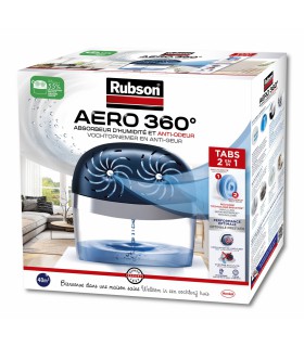 Rubson Absorbeur d'humidité Aero 360° 40m² anti odeurs