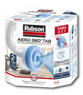 Rubson 2 recharges absorbeur d'humidité Aero 360° anti odeurs