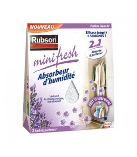 Absorbeur d'humidité lavande 50g lot de 2 sachets