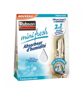 Absorbeur d'humidité neutre 50g lot de 2 sachets