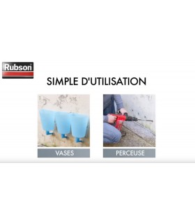 Rubson Revêtement d'étanchéité Anti-infiltrations par injection intérieur et extérieur 20L