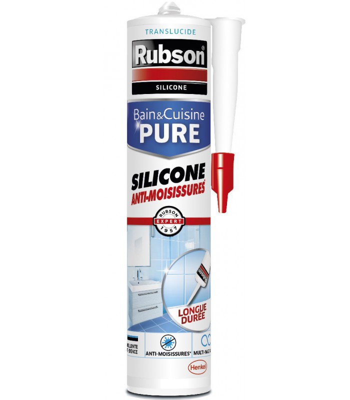 Mastic bain et cuisine anti-moisissures 280ml