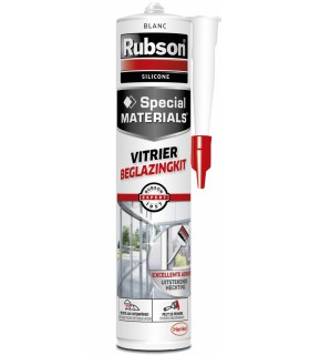 Rubson Mastic vitrier blanc 280ml