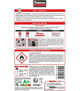 Rubson mousse expansive Multi usages Lot de 2