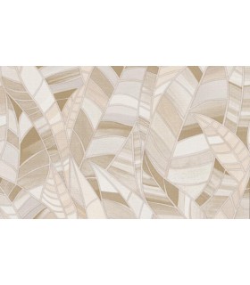 PAPIER PEINT INTISSE SERENADE TAUPE - ELLE DECORATION 4 - 10,05 X 0,53M