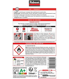 Mousse expansive Mega grandes cavités 550ML