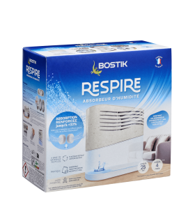 Absorbeur d'humidité + 2 recharges de 250G Bostik