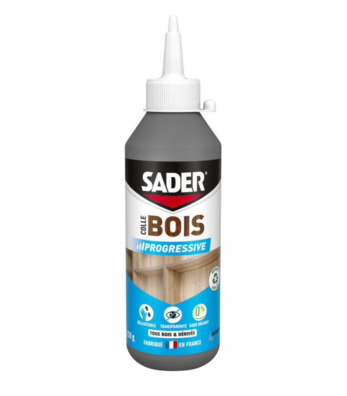 Colle bois prise progressive