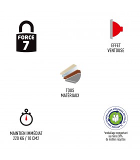 Colle Charges Lourdes - SADER - Fixer Sans Percer - 290ml