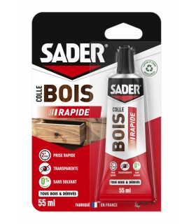 Colle bois prise rapide Sader