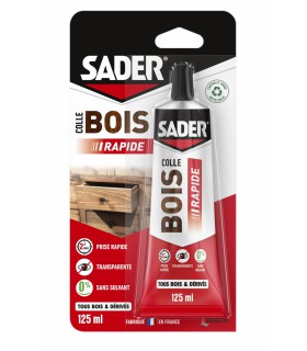 Colle bois prise rapide Sader