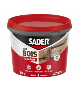 Colle bois prise rapide Sader