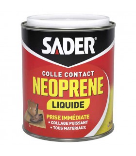 Colle néoprène contact Sader liquide tous supports