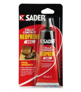 Colle contact néoprène gel Sader tous matériaux