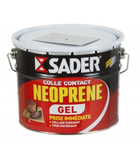Colle contact néoprène gel Sader tous matériaux