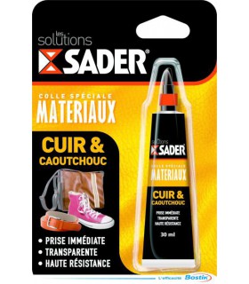 Colle cuir et caoutchouc 30ml