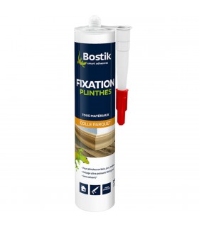 Bostik Colle Fixation Plinthes Blanc 290ml