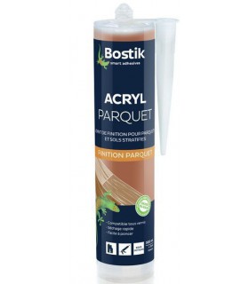 Bostik Joint Acryl Parquet - Joint de Finition Parquets et Sols Stratifiés 300ml