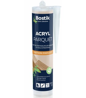 Bostik Joint Acryl Parquet - Joint de Finition Parquets et Sols Stratifiés 300ml