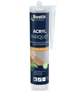 Bostik Joint Acryl Parquet - Joint de Finition Parquets et Sols Stratifiés 300ml