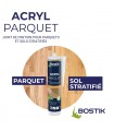 Bostik Joint Acryl Parquet - Joint de Finition Parquets et Sols Stratifiés 300ml