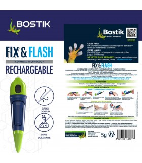 Colle Bostik Fix and Flash 5g rechargeable