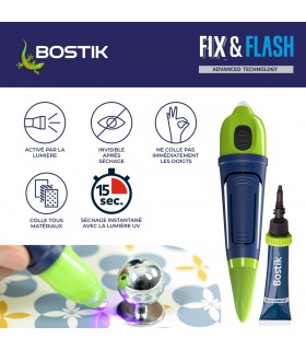 Colle Bostik Fix and Flash 5g rechargeable