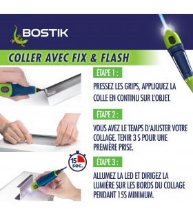 Colle Bostik Fix and Flash 5g rechargeable