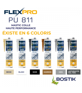Bostik Mastic colle FlexPro PU 811 300 ml