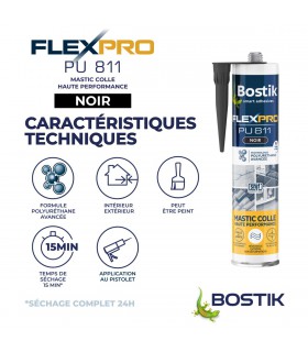 Bostik Mastic colle FlexPro PU 811 300ml